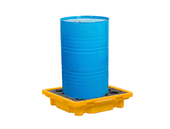 Pallet antiderrame 1 tambor Leak QB 40 lts 67cm x 67 cm x 15 cm altura